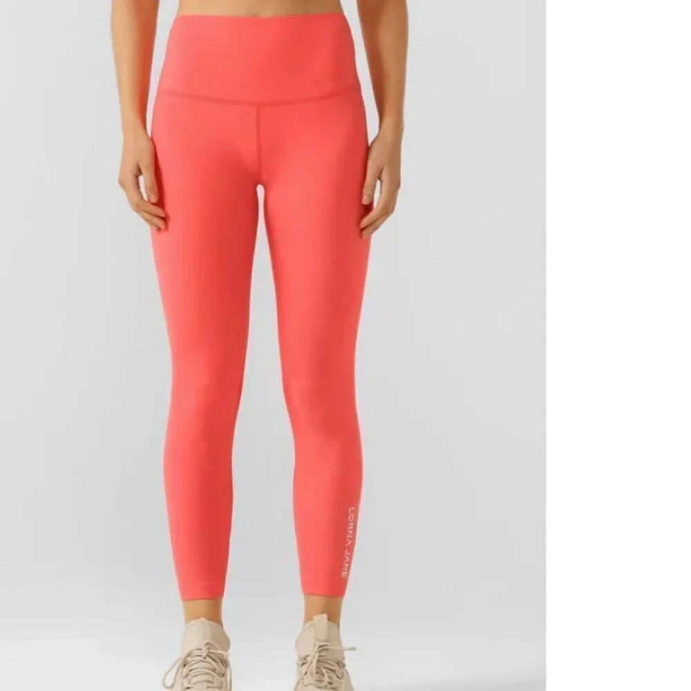 NWOT Lorna Jane Hi-Fold Lotus Ankle Biter Leggings in Size Unknown